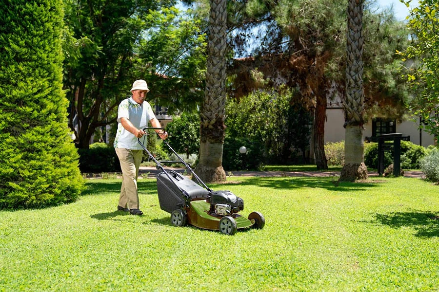 best self propelled battery lawn mower